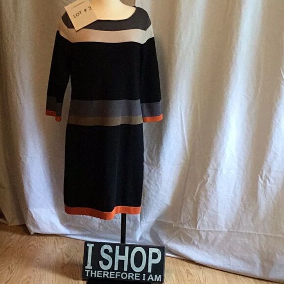Pull on sweater type dress in large by EVAN PICONE - Picture 2 of 8